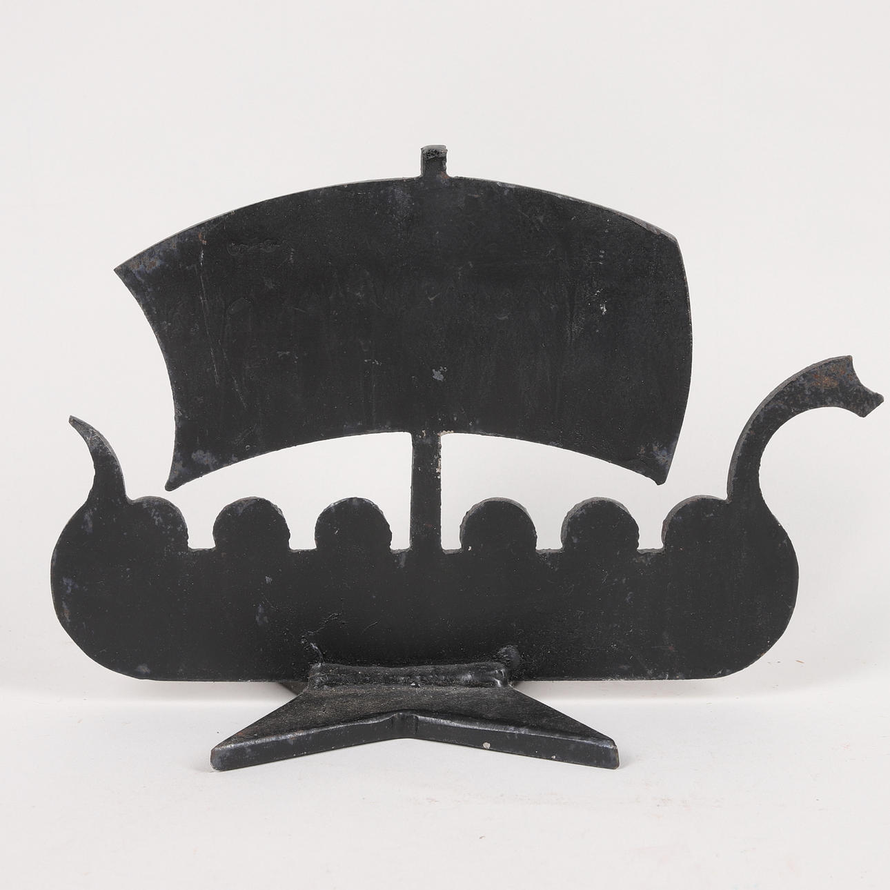 ESCULTURA, barco vikingo, forja.