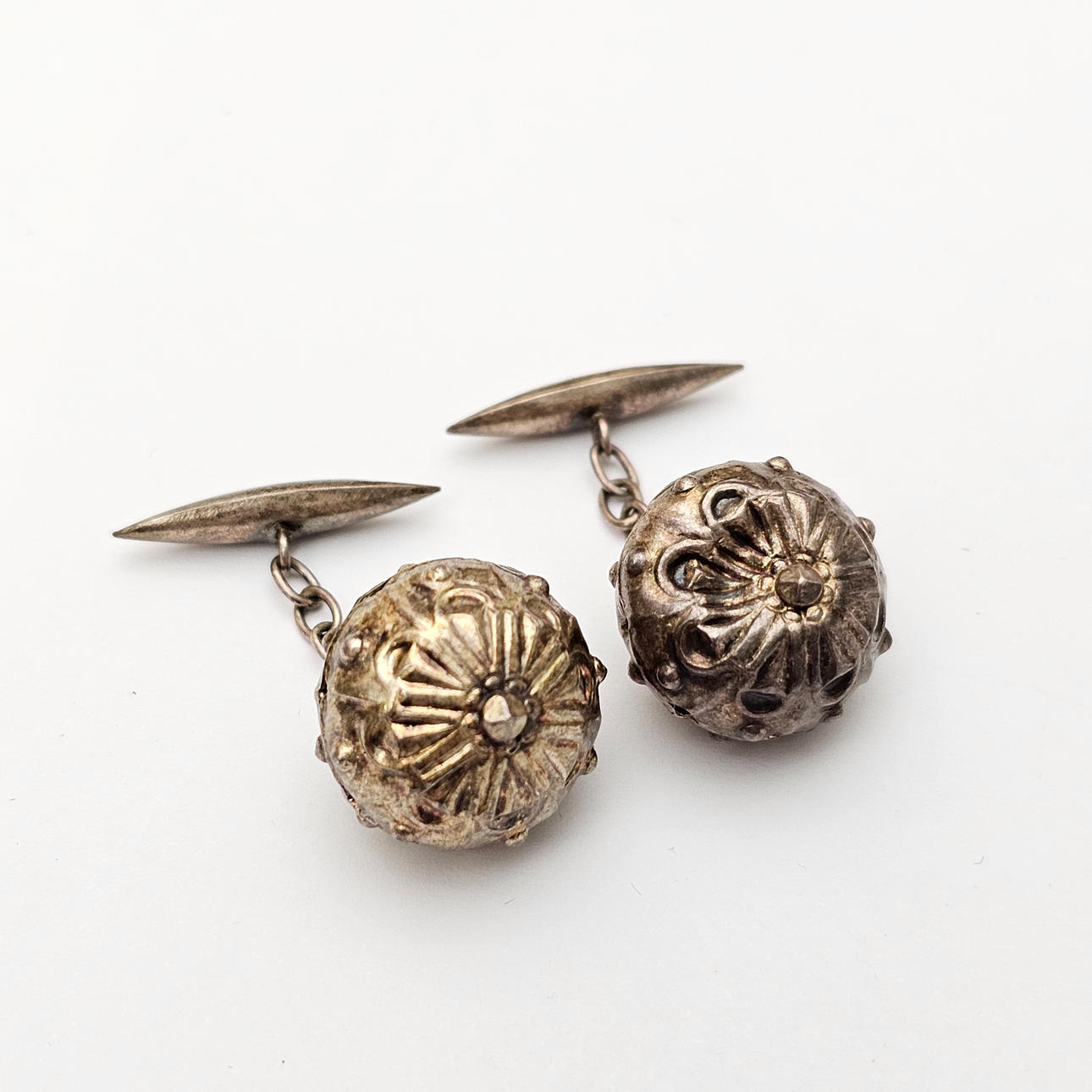 GEMELOS ANTIGUOS EN PLATA.