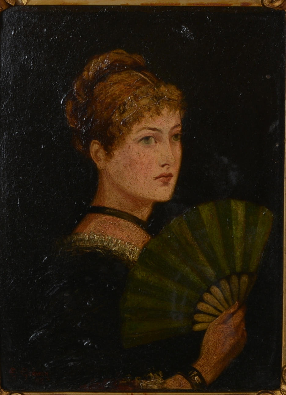 OIDENTIFIERAD KONSTNÄR. Olja på pannå.