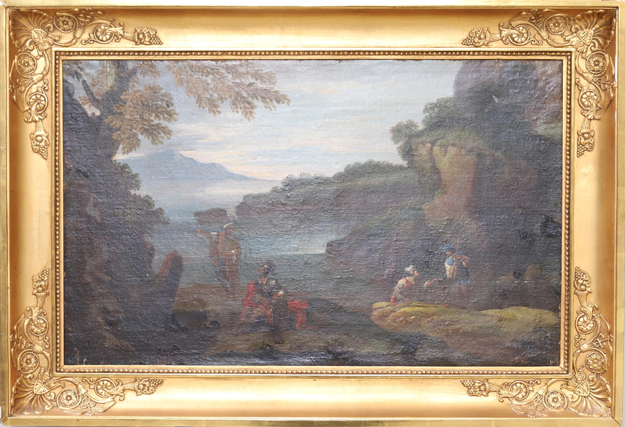 OIDENTIFIERAD KONSTNÄR. óleo sobre lienzo, firmado.