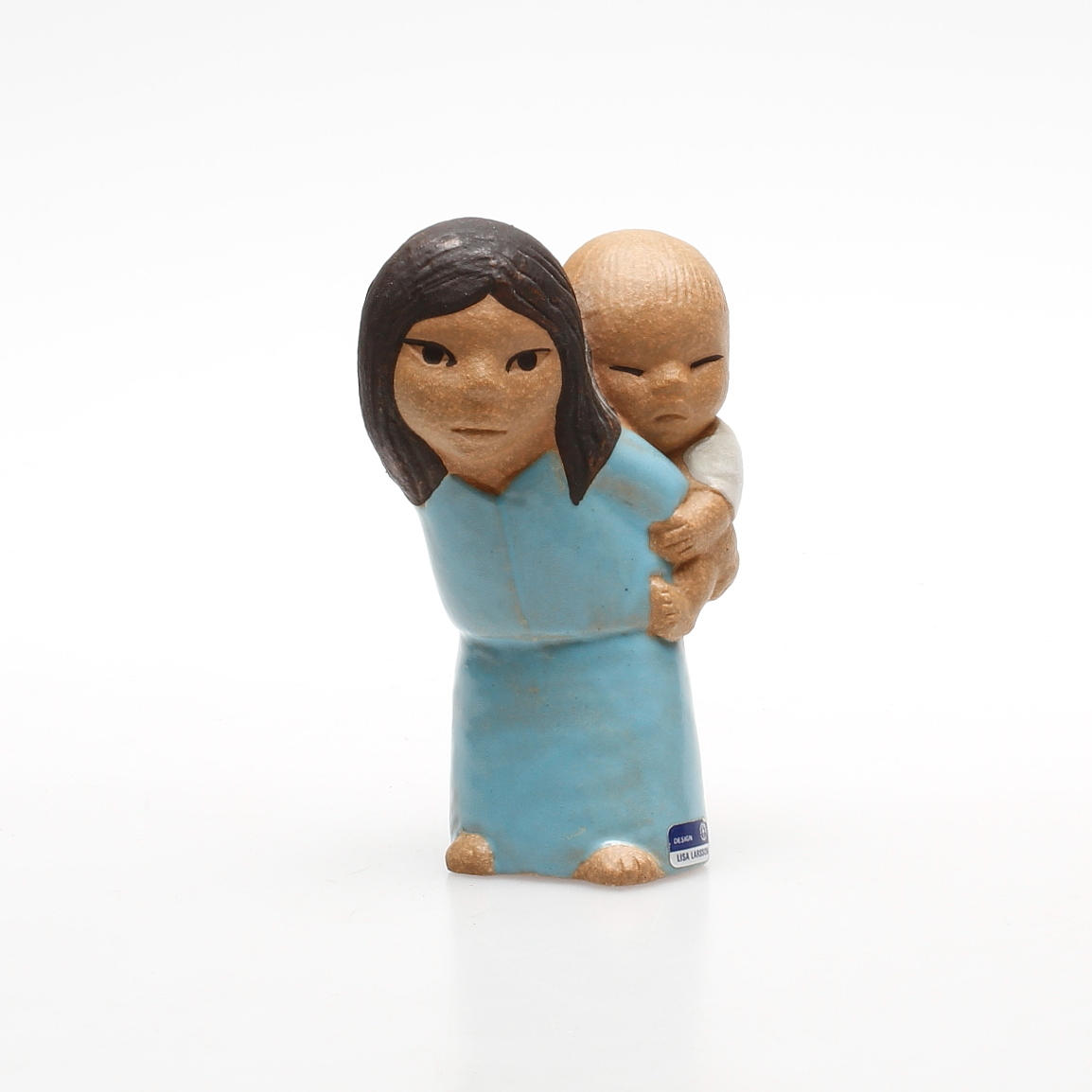 FIGURIN, stengods "Öst" ur serien "All världens barn", Lisa Larson, Gustavsberg.