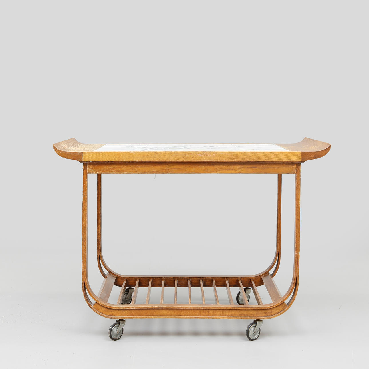 TEVAGN, with tiles painted by Martin Poser, signed.