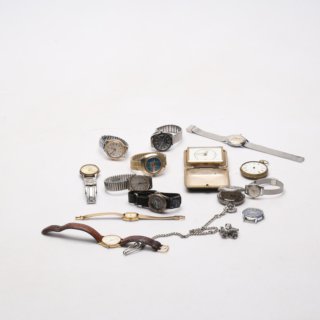 WATCHES, including manual wristwatches.