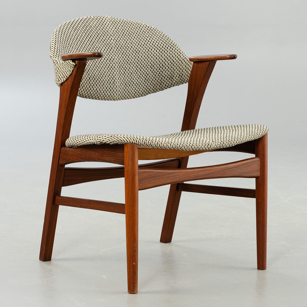 Teak Armlehnstuhl. Mid Century Design.