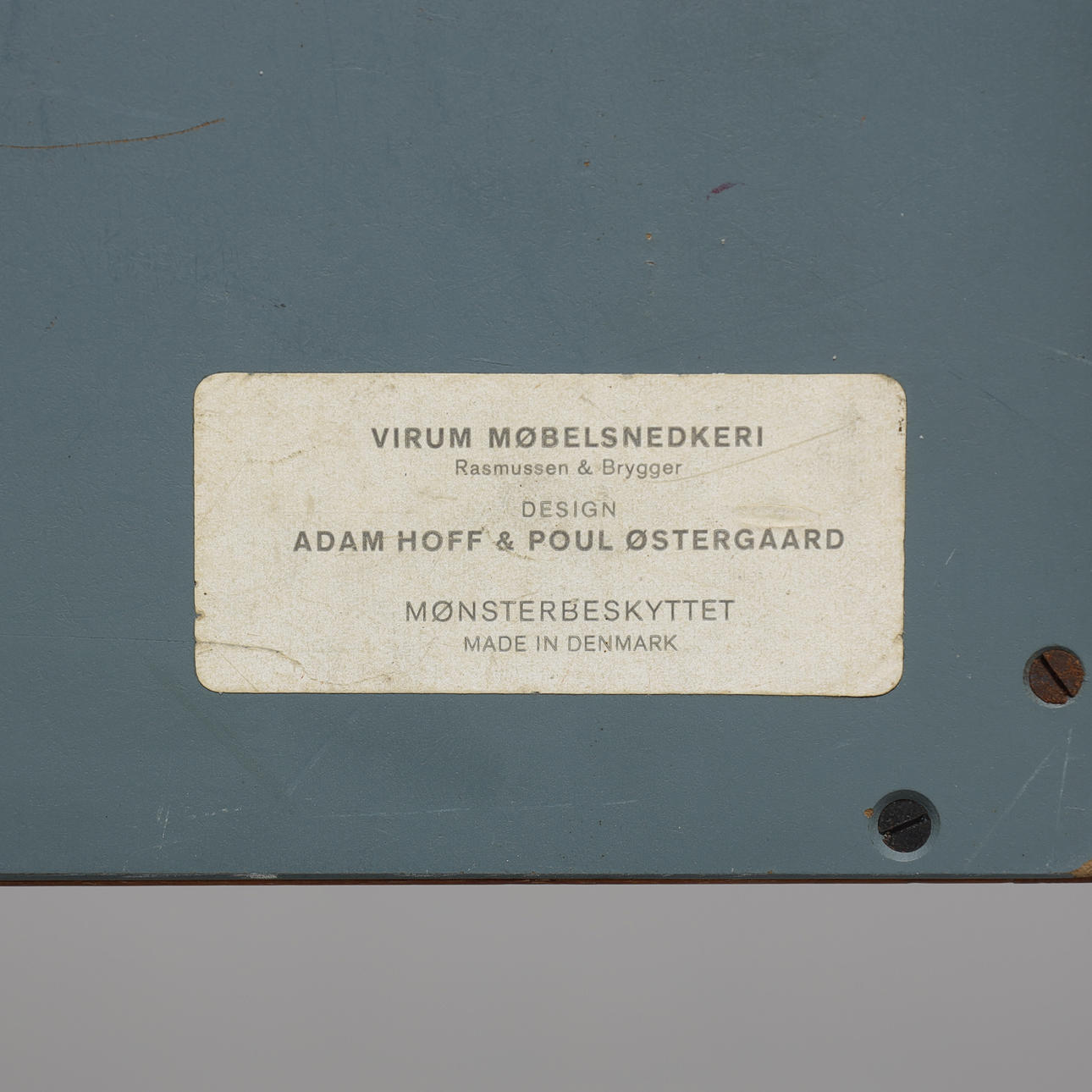 ADAM HOFF & POUL ØSTERGAARD. “The Hanger”, entrance furniture