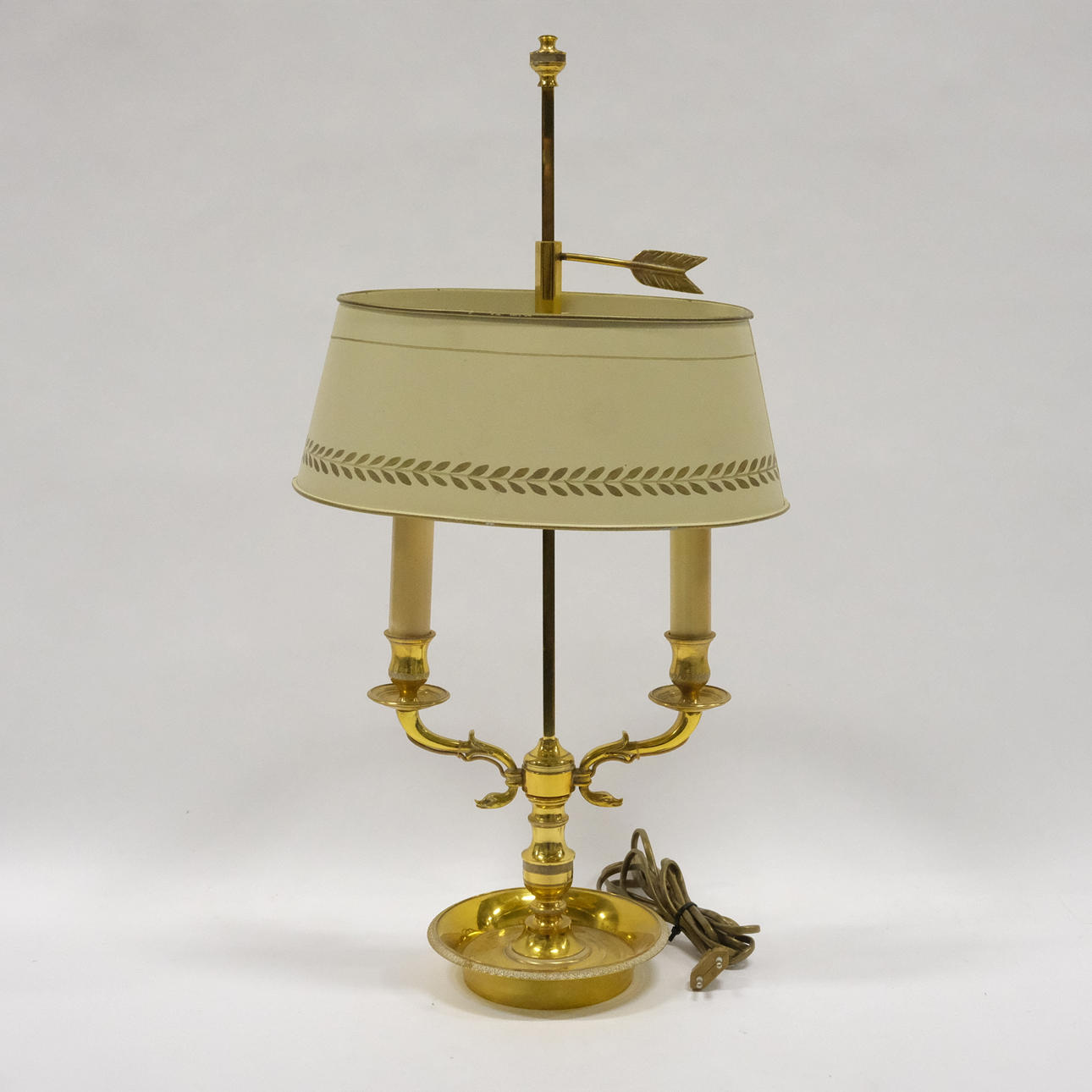 LÁMPARA DE CALDO. ESTILO IMPERIO.