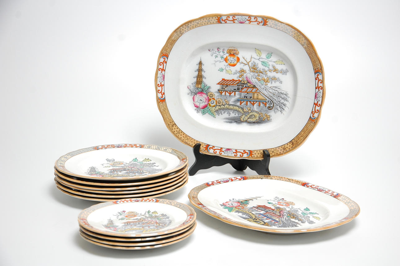 SERVISDELAR, 12 delar , Japan, Rörstrand.