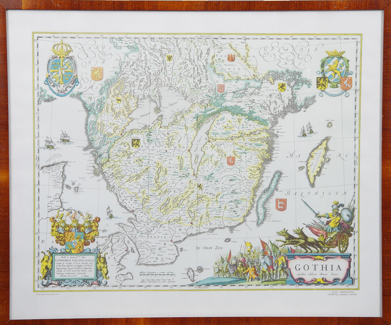 KARTA, "Gothia", Statens reproduktionsanstalt 1948.