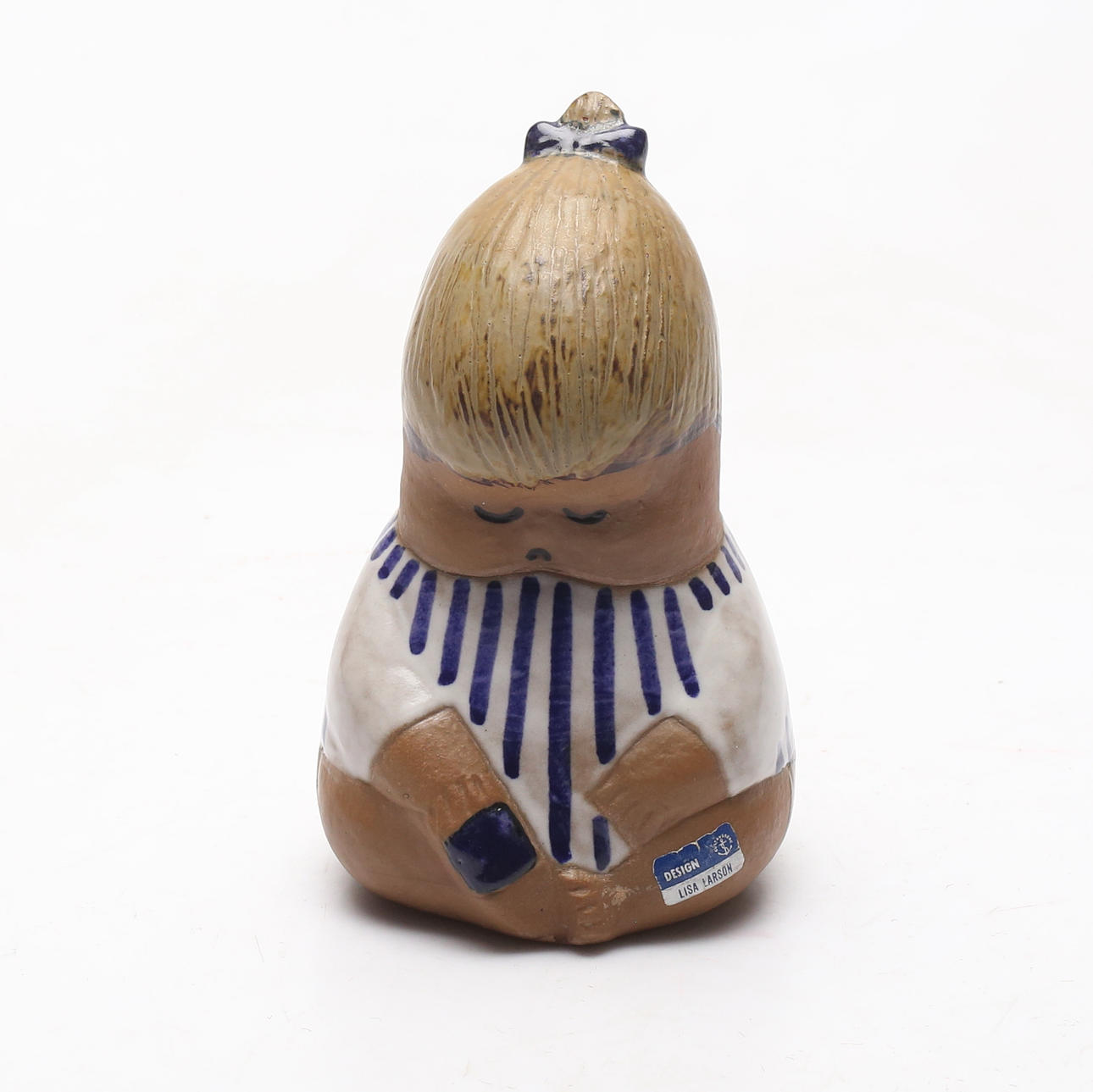 LISA LARSON. Eine Steinzeugfigur, „Johanna“, Gustavsberg.