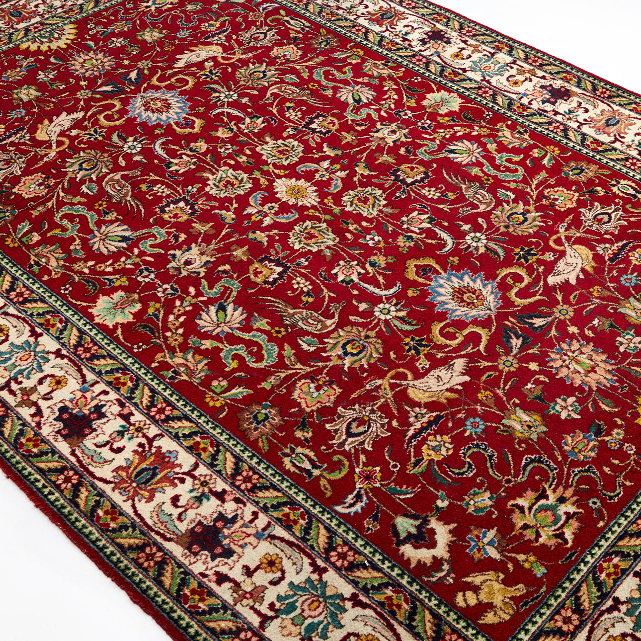 ORIENTAL CARPET, Tabriz, approx 198x298cm.