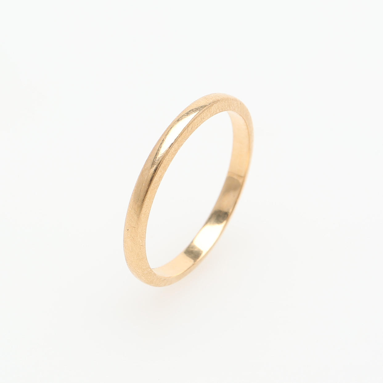 RING, SLÄT MODELL. Smycken & Ädelstenar - Ringar - Auctionet