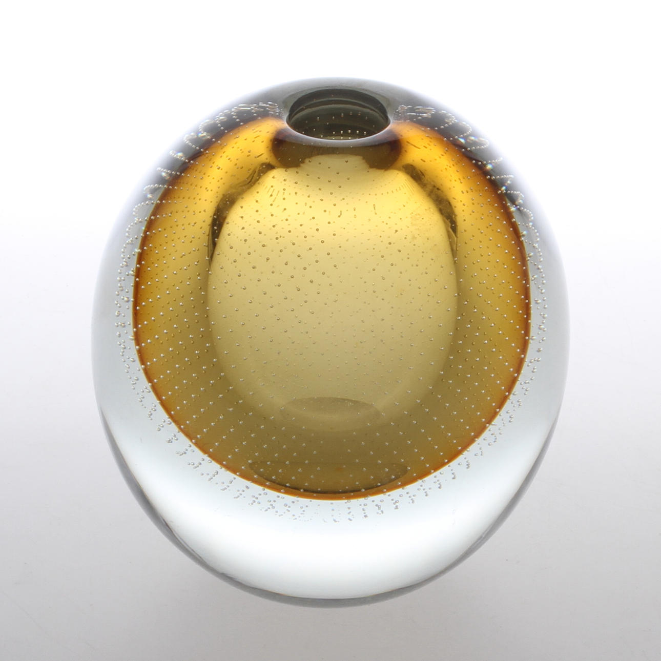 VAS, glas, Gunnel Nyman, Nuutajärvi Notsjö, Finland, signerad och daterad - 54.