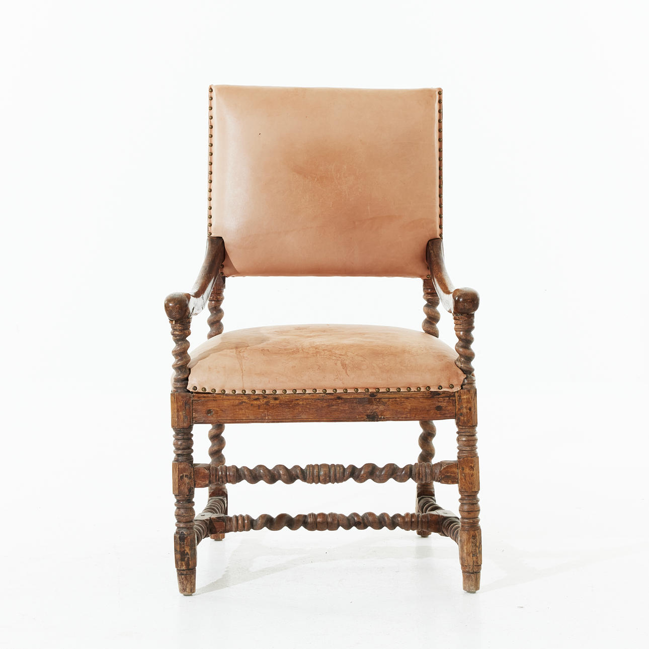 SILLÓN, barroco, estructura parcialmente torneada.