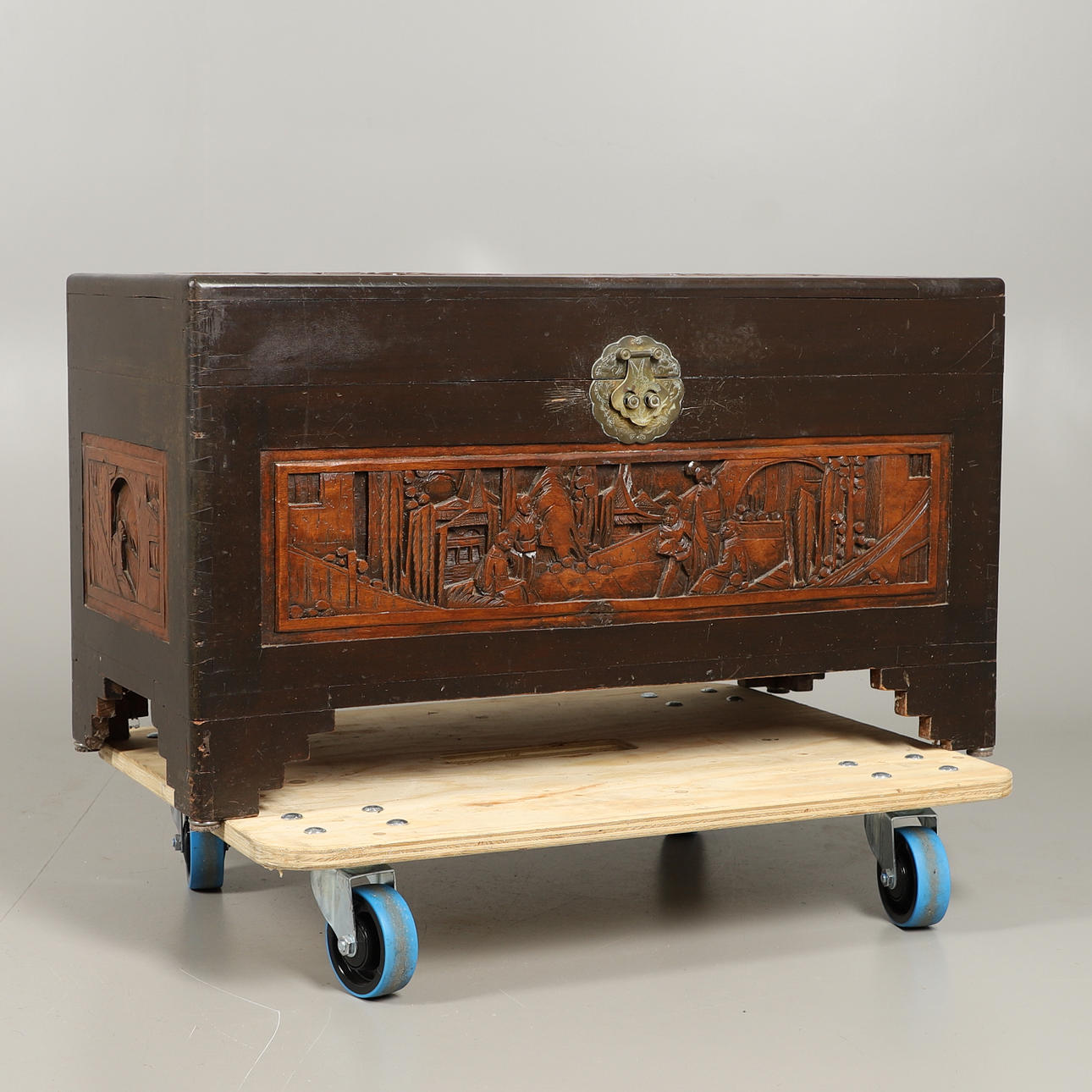 AN EASTERN CAMPHORWOOD CHEST.