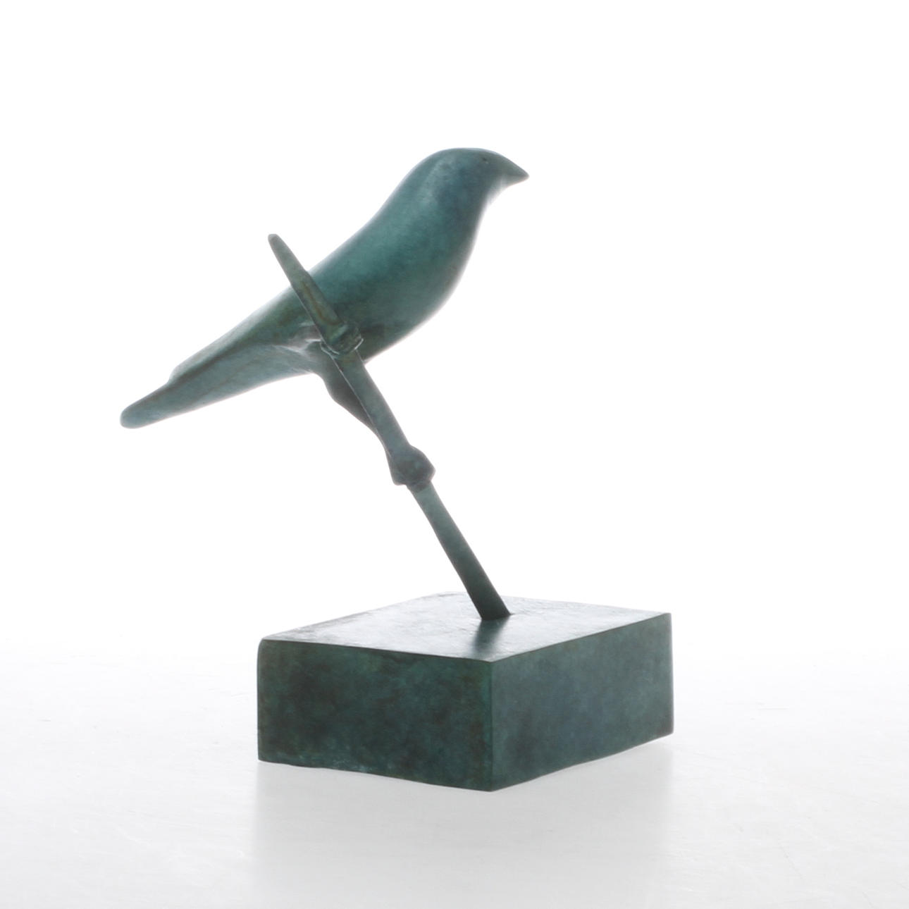 GUNNAR  CYRÉN. Fågel, skulptur, brons, signerad.