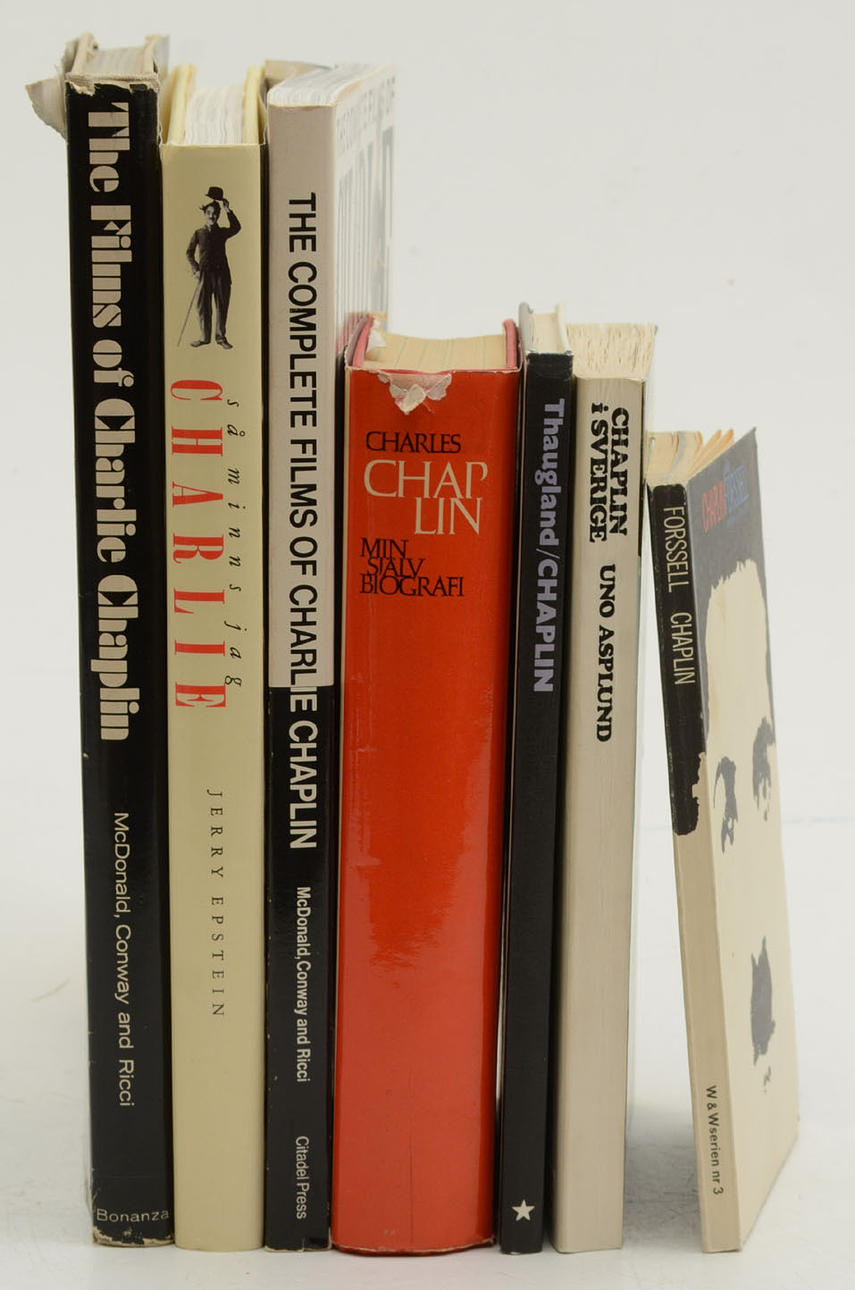Libros de cine, Charlie Chaplin, 7 volúmenes.