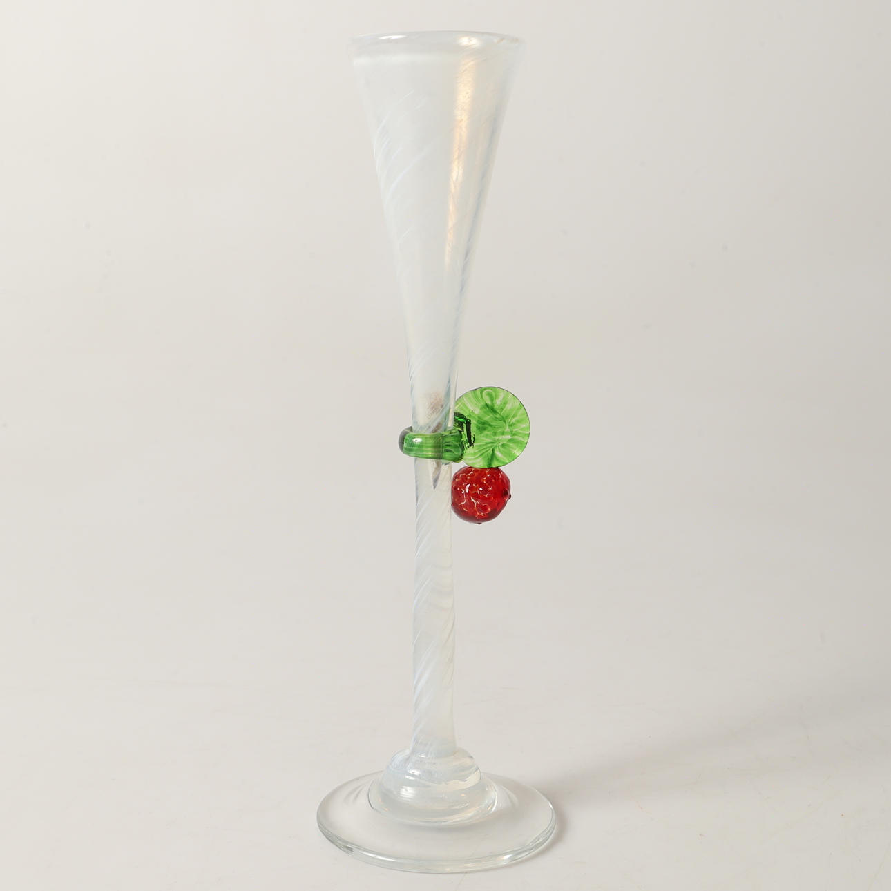 ULLA FORSELL. Cup glass, signed UF-80.