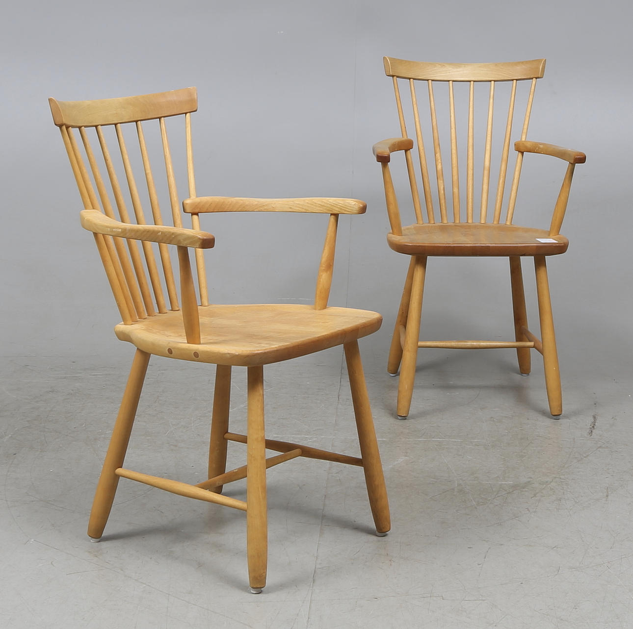 KARMSTOLAR, ett par, "Lilla Åland", Carl Malmsten.