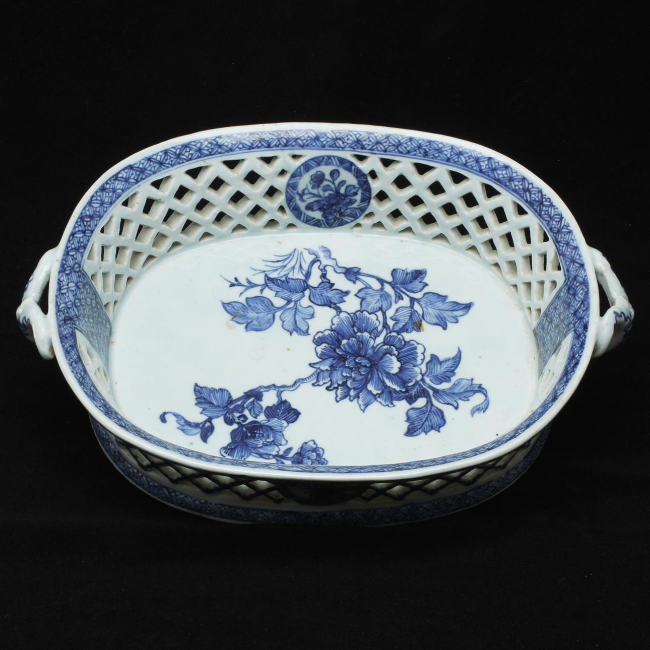 GALLERKORG, kompaniporslin, Kina, 1700-tal.