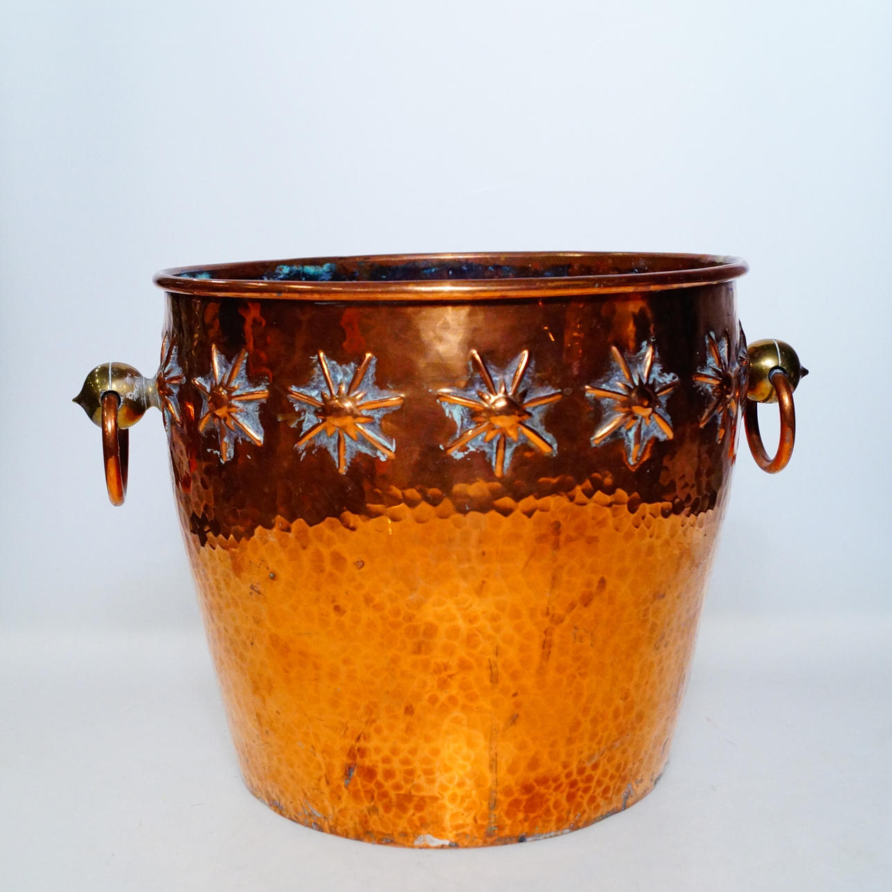 VINKØLER, kobber, ca 1900.