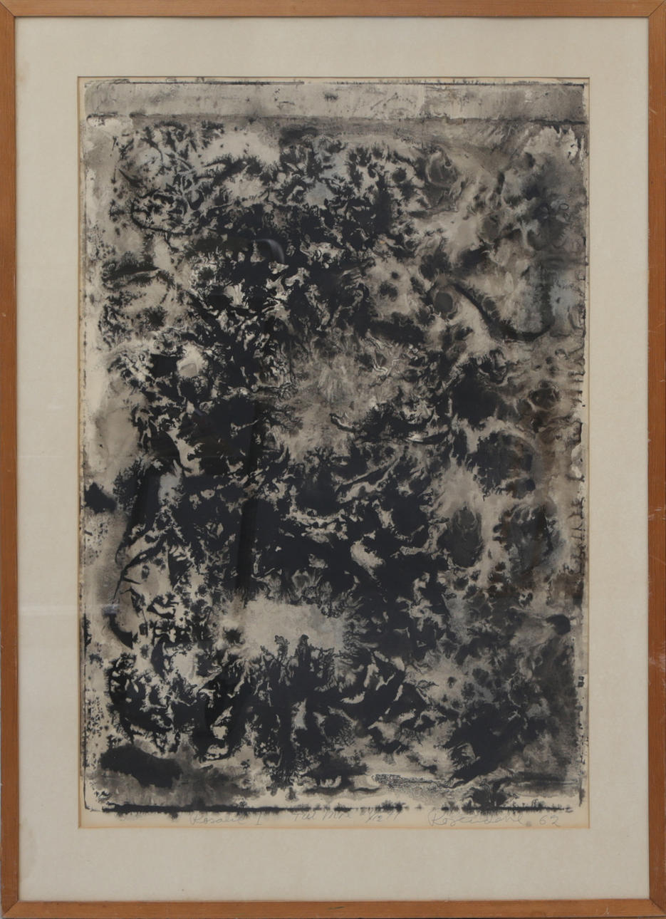 BJÖRN ROSENDAHL. MIXED TECHNOLOGY, signed, 1962.