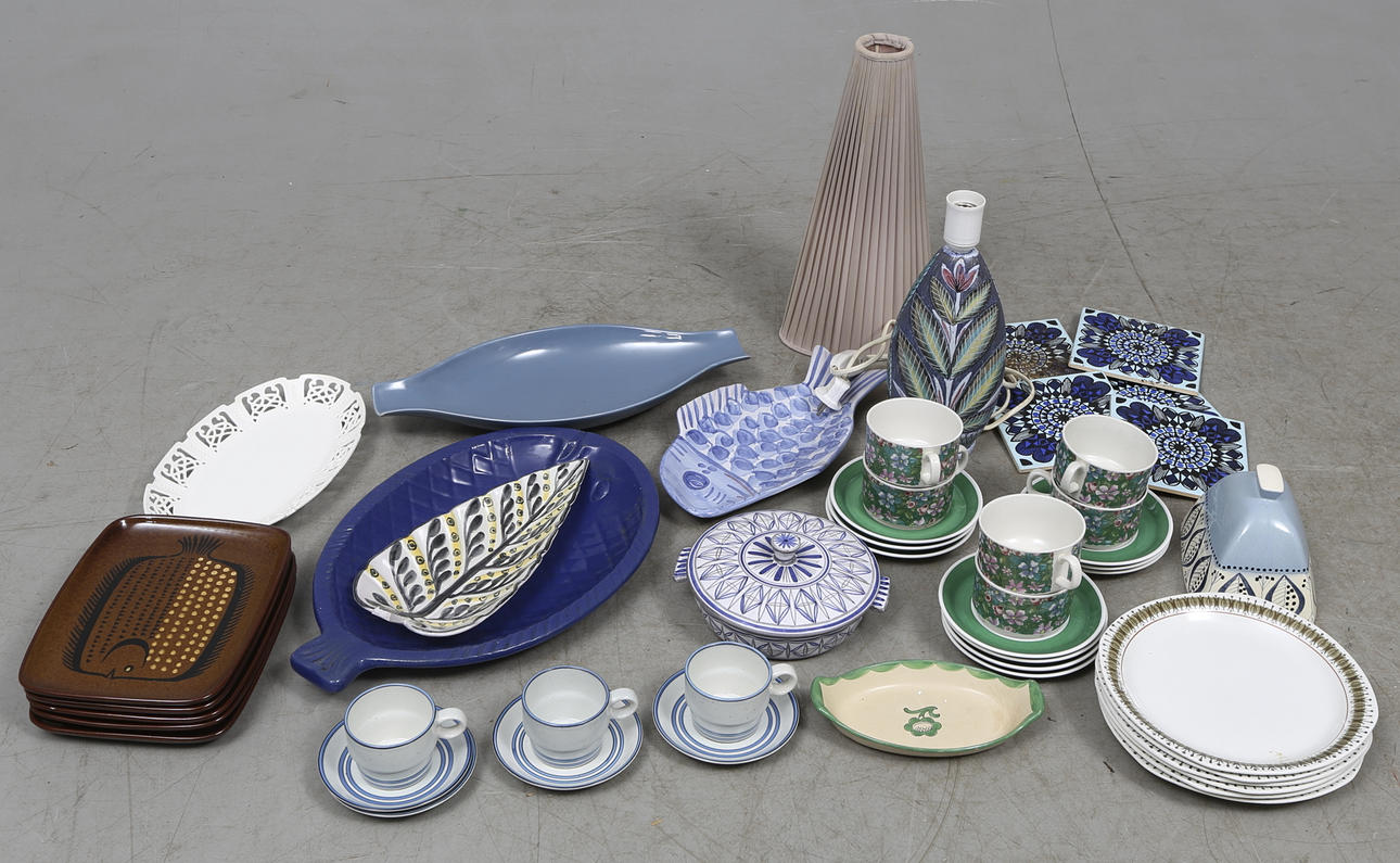 KERAMIK, bland annat Gefle, Gustavsberg.