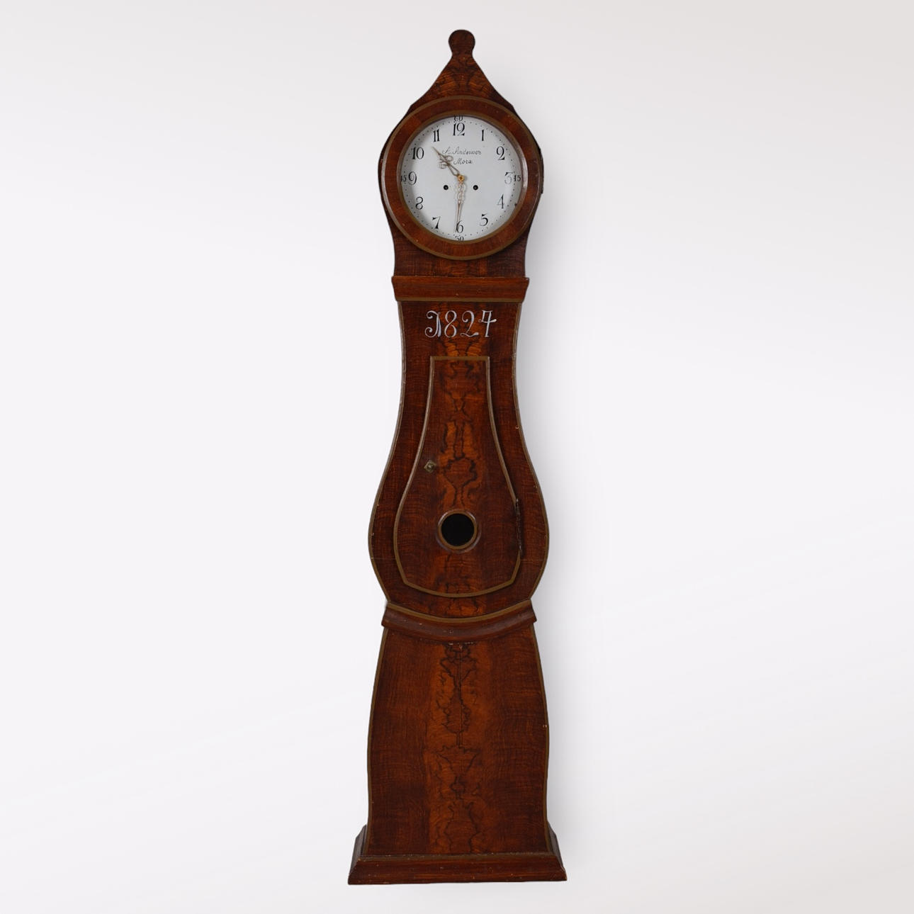 MORAKLOCKA, urmakare A. Andersson, 1824.