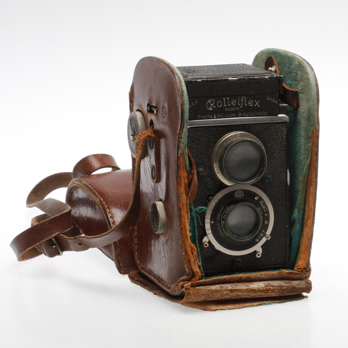 KAMERA, Rolleiflex Compur, Francke & Heidecke Braunschweig.