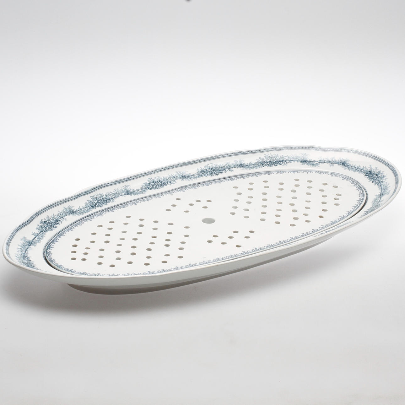 FISKFAT, iron stone china, "Linnéa", Rörstrand.