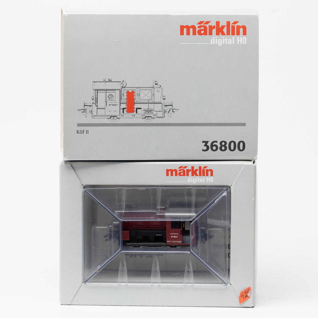 Locomotive Märklin 36805 – Köf II – SKW – Digitale DCC/SX – Édition Limitée, HO, Occasion Vitrine