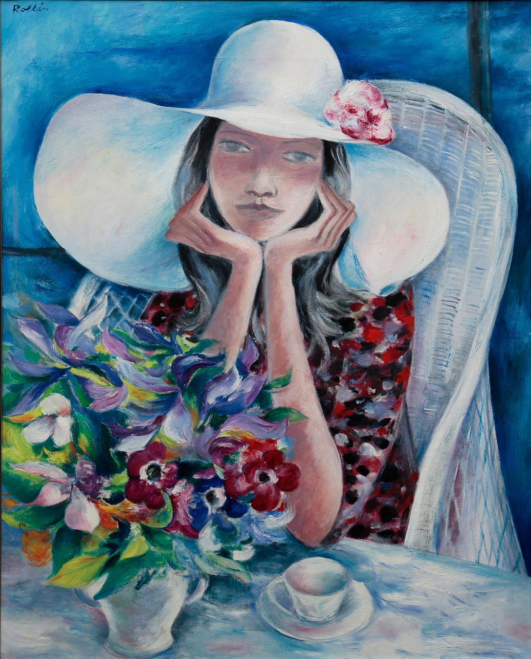 JORDI ROLLÁN LAHOZ. Una joven.