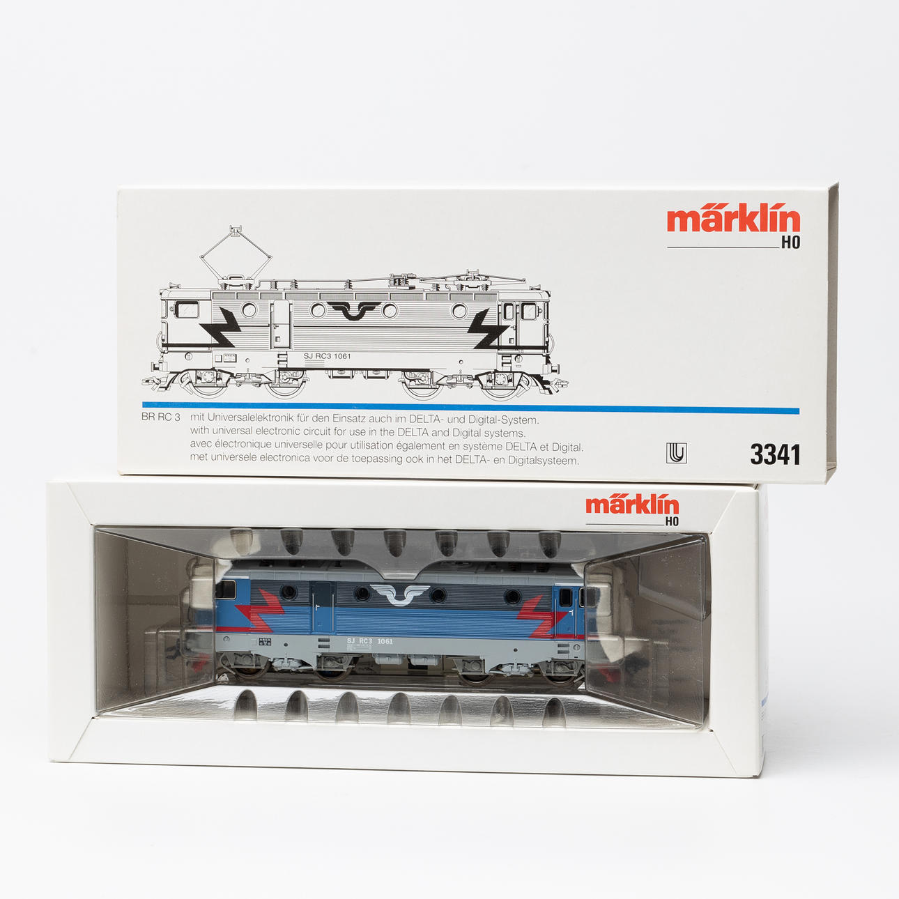 MÄRKLIN 3341 SJ:s RC3 1061, Delta, originalförpackning.