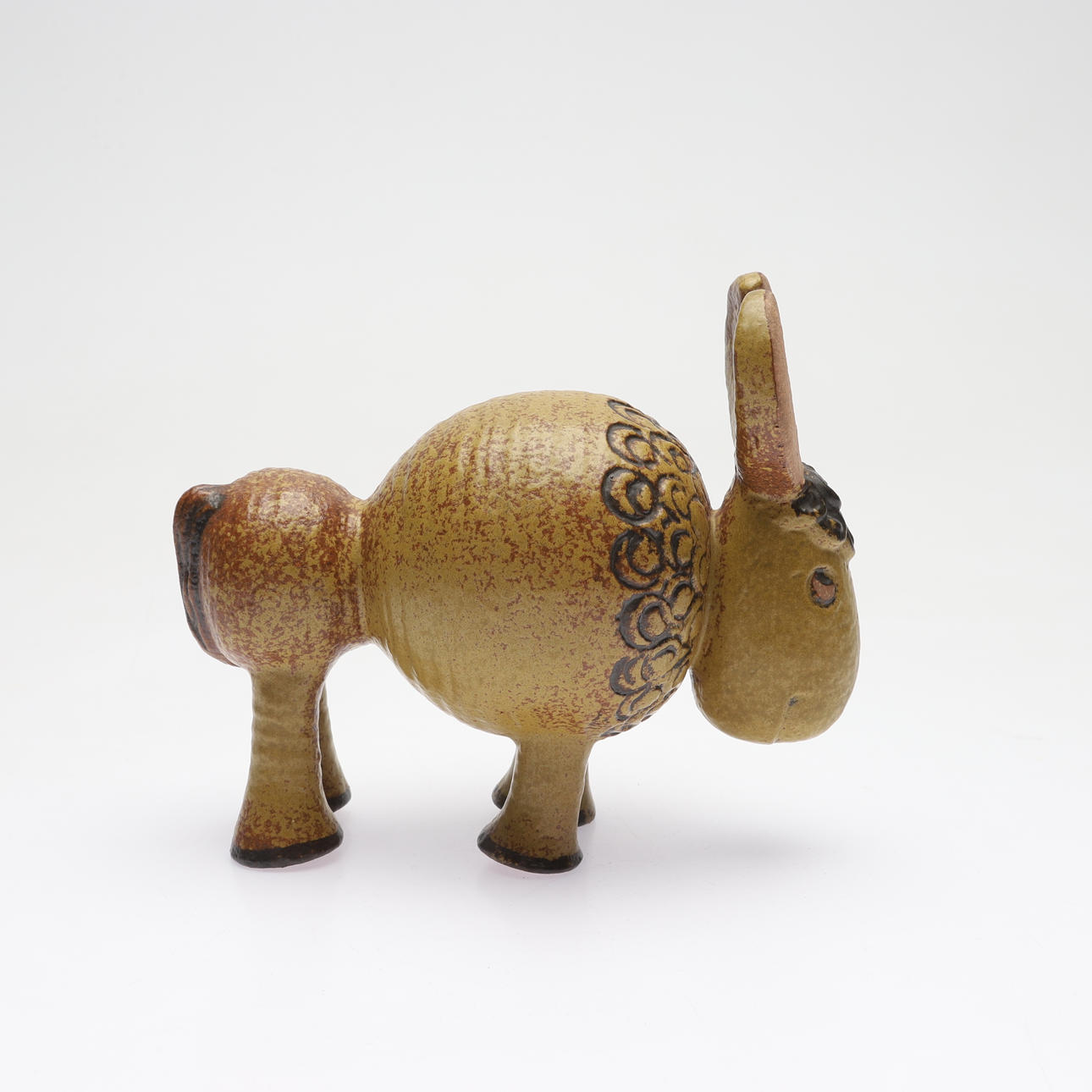 LISA LARSON. A figurine, “Buffel” from the series Jura, stoneware