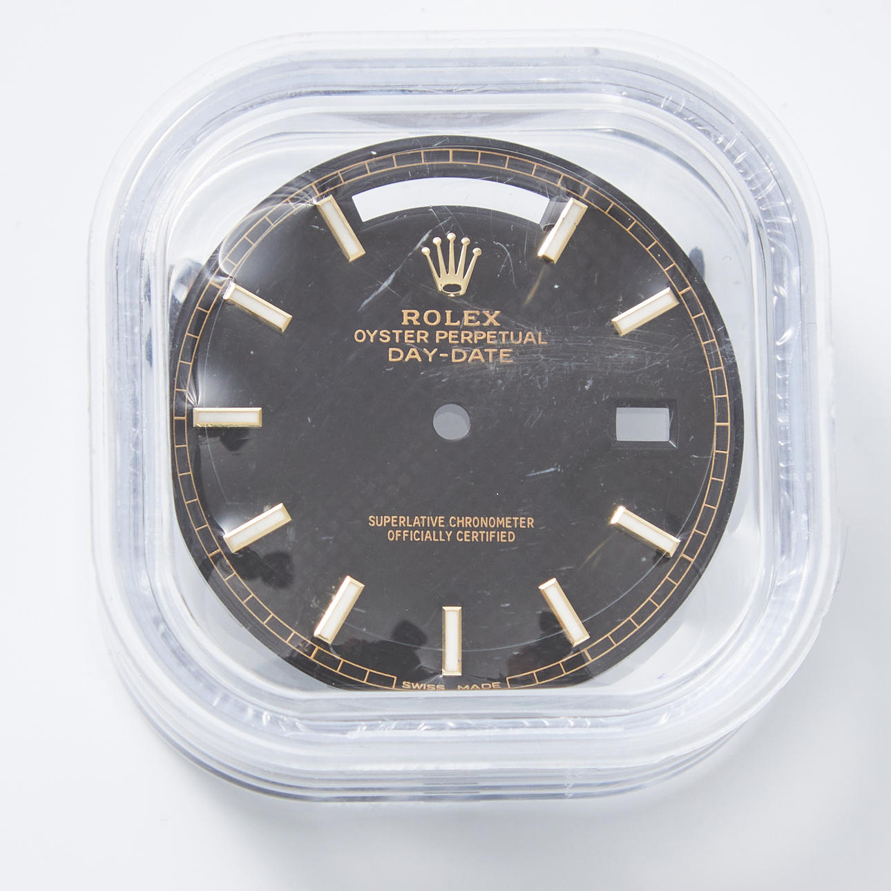 ROLEX, dial, Day-Date, black.