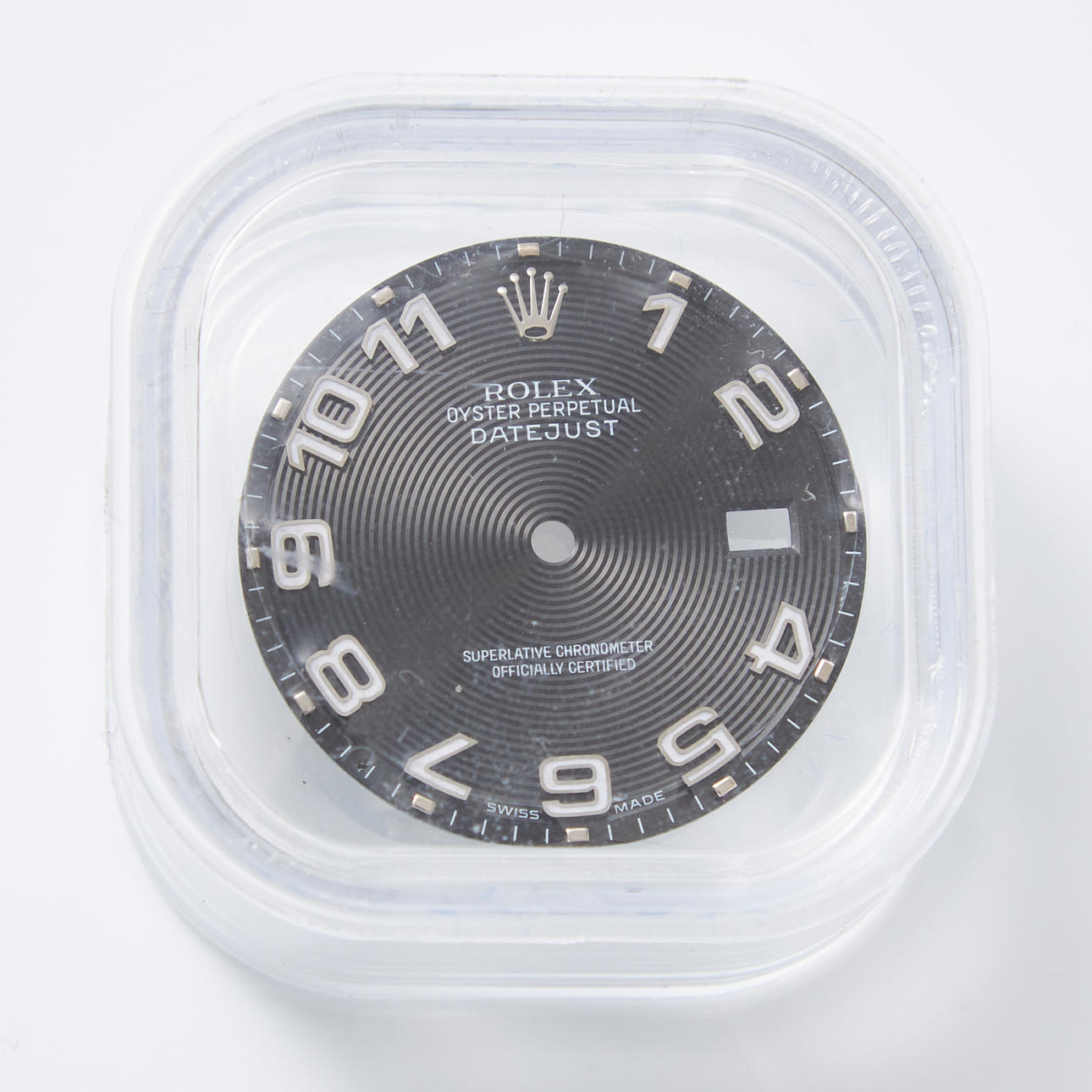 ROLEX, urtavla, Datejust, svart.