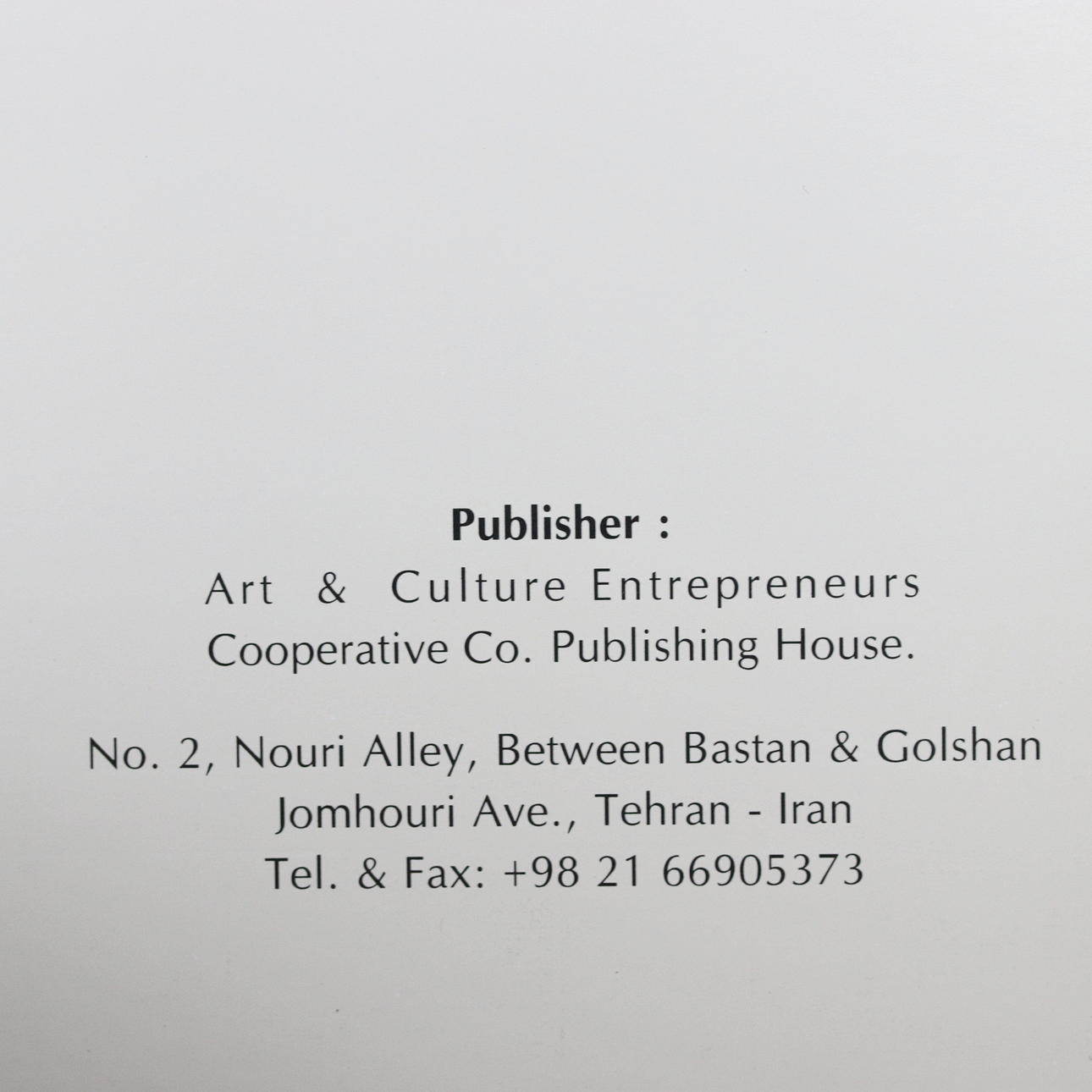 BOOK, “Iran - The cradle of civilization”, by photographer Afshin