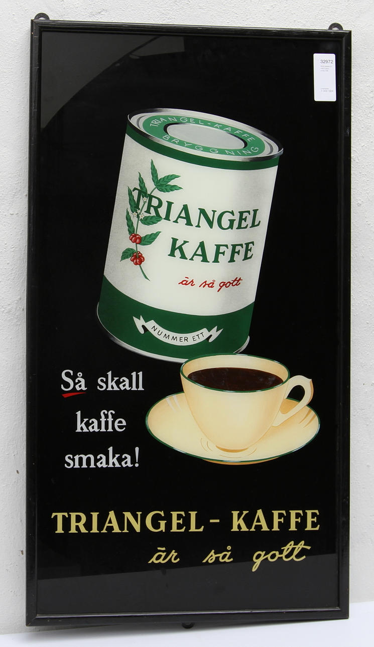 REKLAMSKYLT, 1900-talets andra hälft.