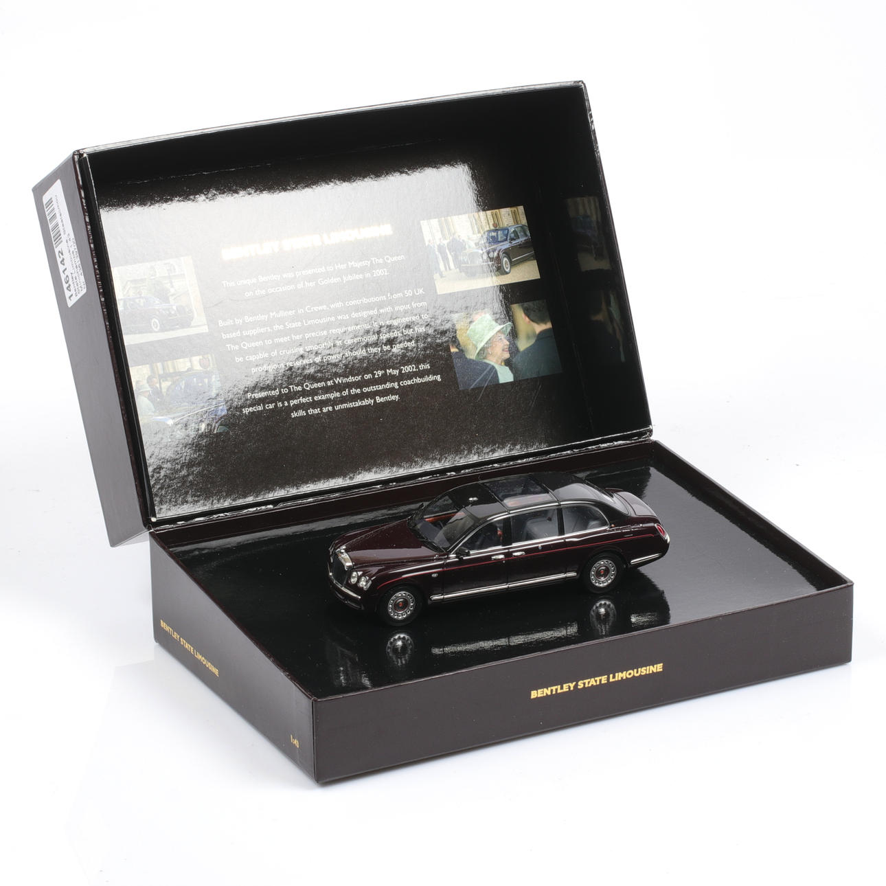 MODEL CAR, metal/resin, Bentley State Limousine, Minichamps, 1:43
