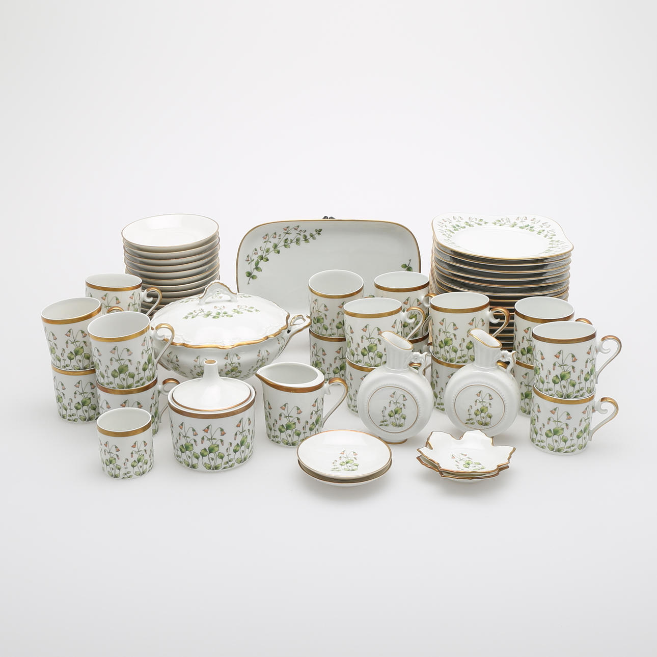 KAFFESERVIS, 64 delar, "Linnea Borealis", Hackefors.