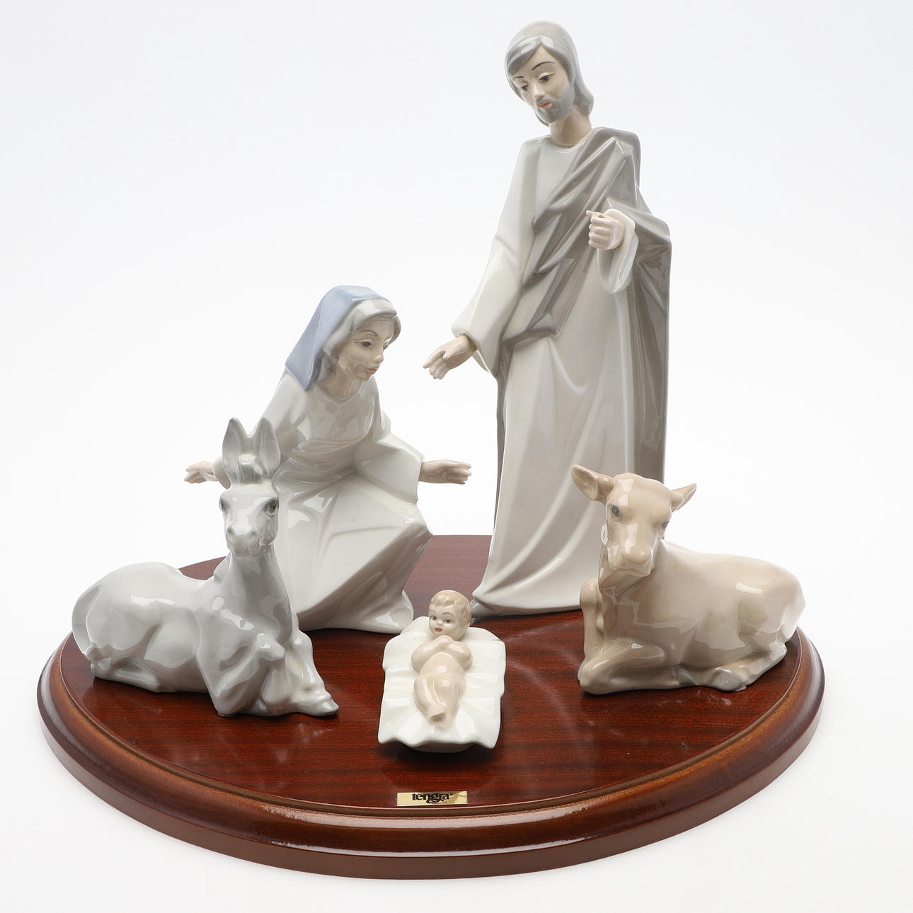 FIGUREN, 5 Stück, Weihnachtskrippe, Tengra, Spanien.