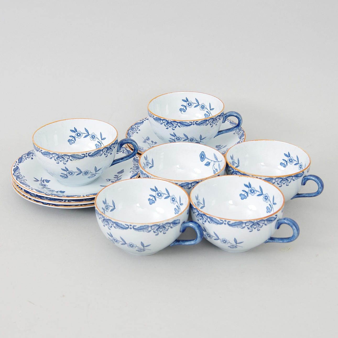 TESERVIS, "Ostindia", Rörstrand.