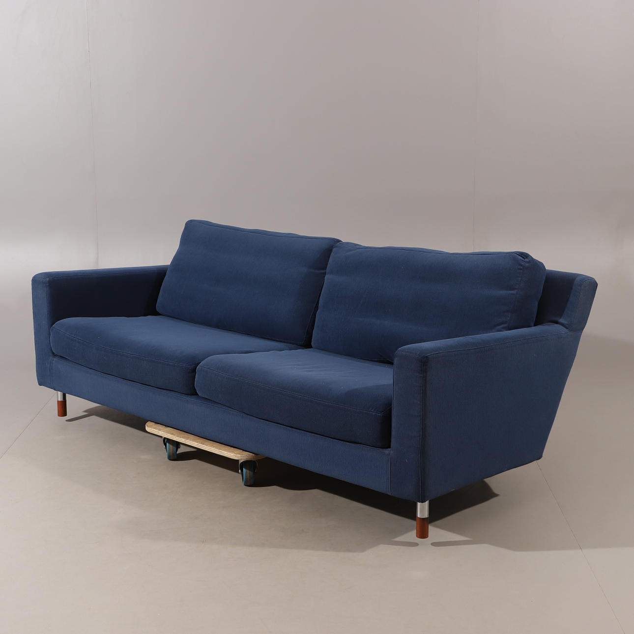SOFA, Eilersen, blue textile upholstery.