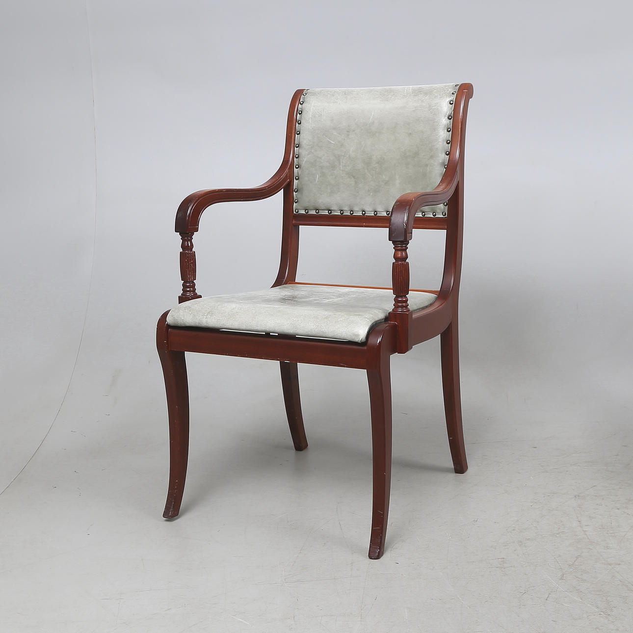 KARMSTOLAR, 5+1 st, engelsk stil, 1900-tal.