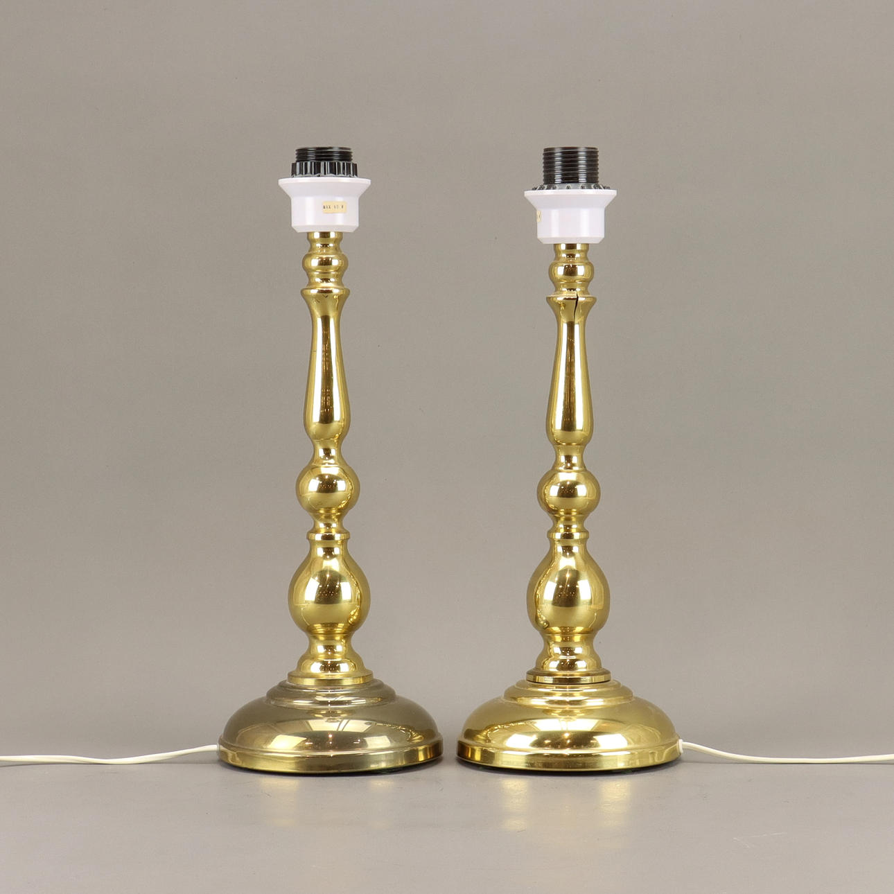 LAMP FEET pair, brass.