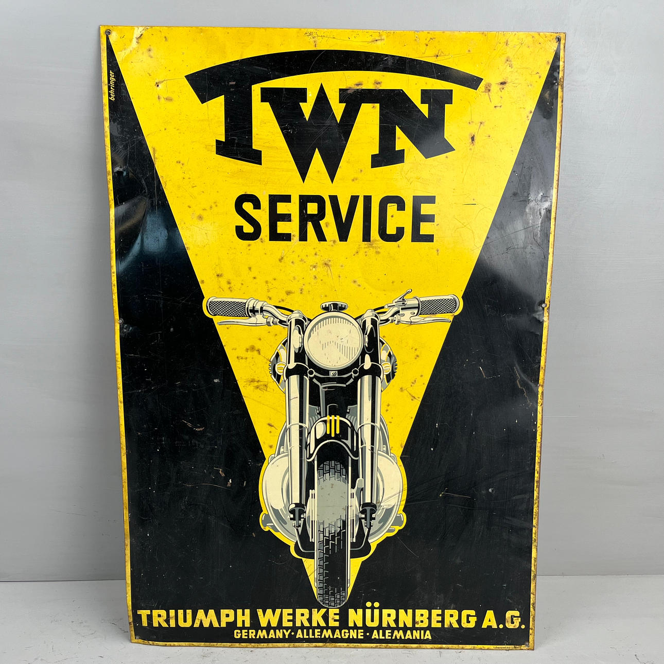 TWN-SERVICE, Teller, Mitte des 20. Jahrhunderts.