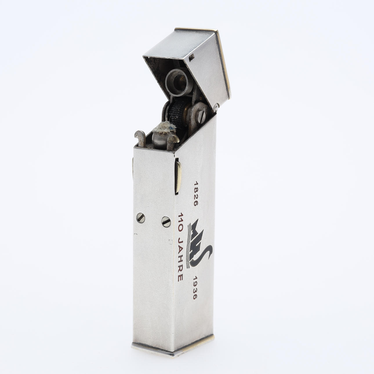 A metal lighter, Mylflam Strato, Germany 1930s. Collectables 