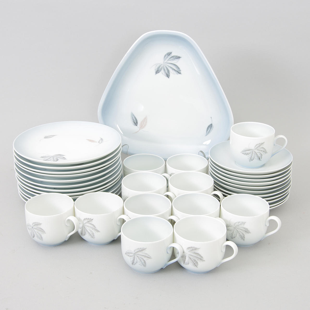 KAFFESERVIS, "Fallande löv", Bing & Gröndahl.