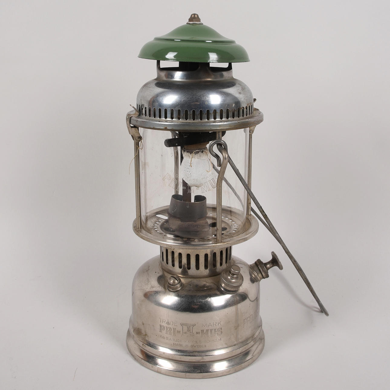 Lanterne à Pétrole Vintage Primus No.1020 – Suède – Laiton – Fonctionnelle