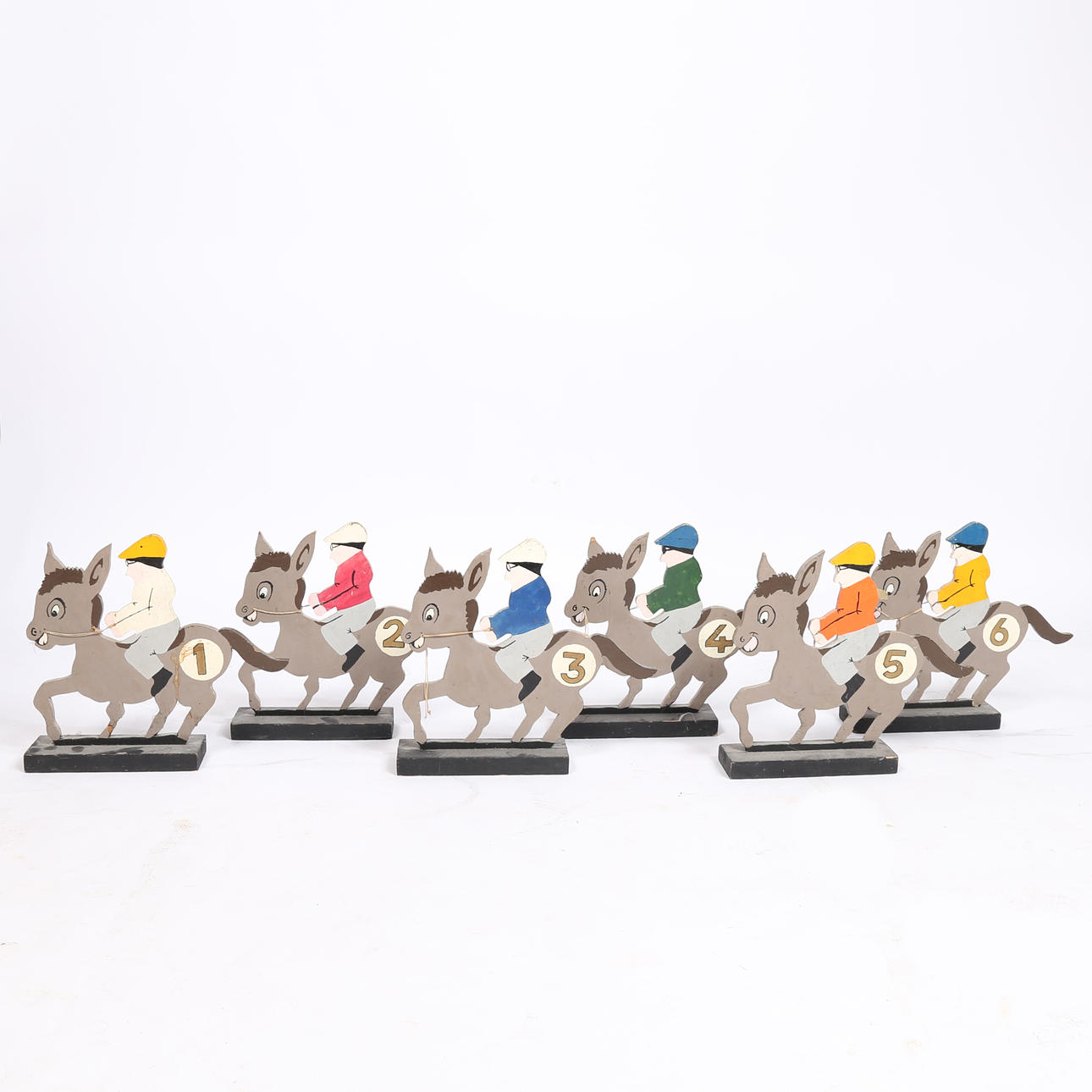 A 20TH CENTURY DONKEY RACING GAME.