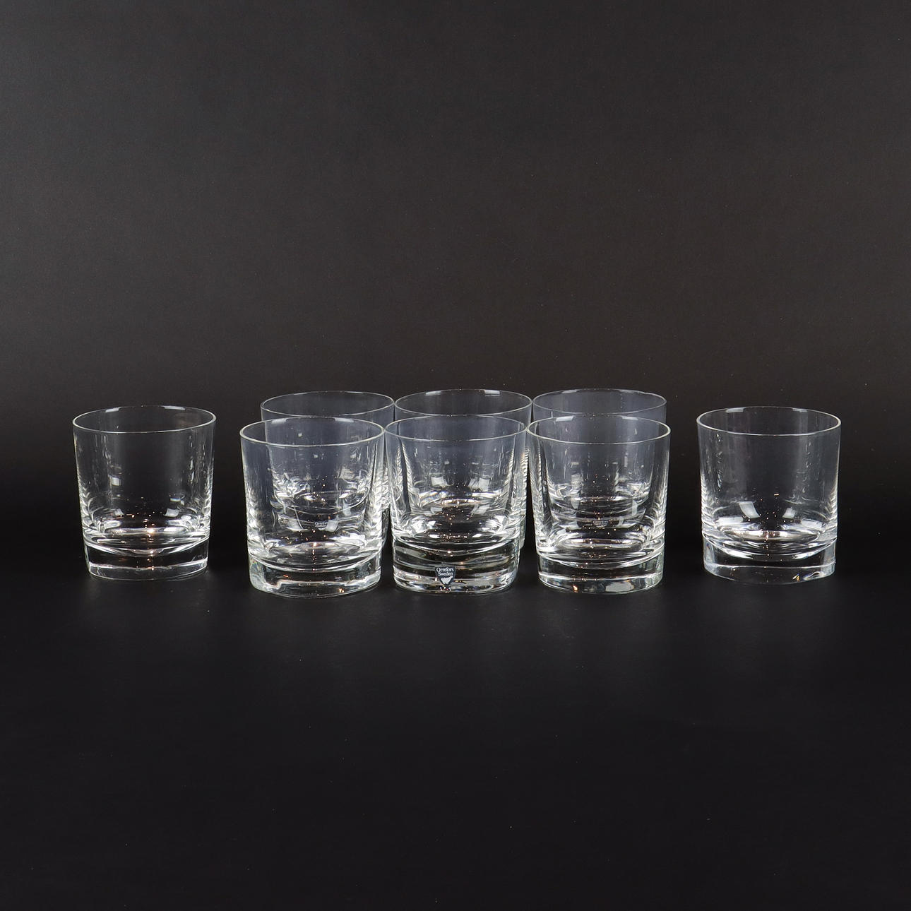 WHISKY GLASSES 8 pieces, Orrefors.